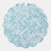 Carte Décorative Motif de métaball bleu (Verso)