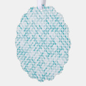 Carte Décorative Motif de métaball bleu (Gauche)
