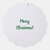 Carte Décorative Motif du Père Noël (Verso)