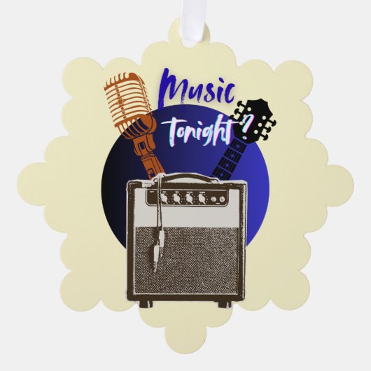 Carte Décorative Music Tonight ? (Recto)