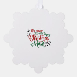 Carte Décorative Musique de Noël