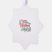 Carte Décorative Musique de Noël (Gauche)