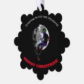 Carte Décorative Né à Scoot- Scooter Rider et Moon (Gauche)