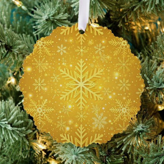 Carte Décorative Neige dorée (Insitu (Arbre))