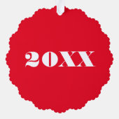 Carte Décorative New York City NYC Points de repère Noël (Verso)