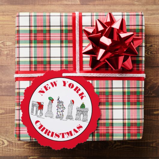 Carte Décorative New York City NYC Points de repère Noël (Insitu (Cadeau))