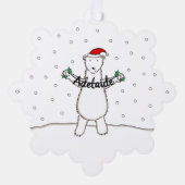 Carte Décorative Noël à l'ours polaire (Recto)