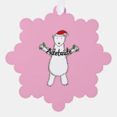 Carte Décorative Noël à l'ours polaire (Recto)