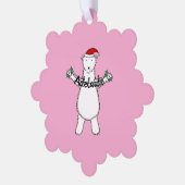 Carte Décorative Noël à l'ours polaire (Gauche)