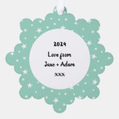 Carte Décorative Noël à l'ours polaire (Verso)