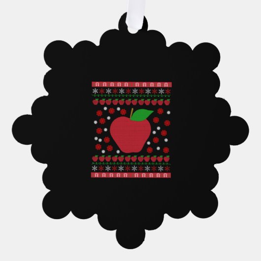 Carte Décorative Noël Apple (Recto)