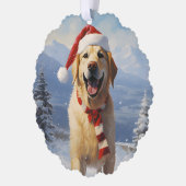 Carte Décorative Noël au Labrador (Gauche)
