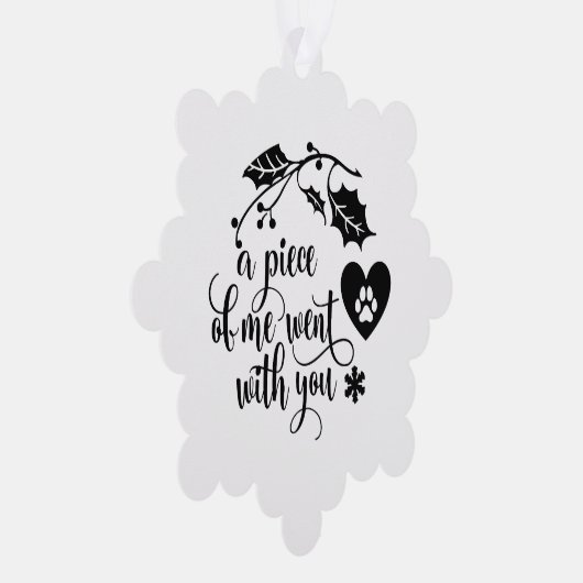 Carte Décorative Noël commémoratif (Droite)