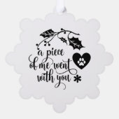 Carte Décorative Noël commémoratif (Verso)