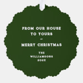 Carte Décorative Noël créatif (Verso)