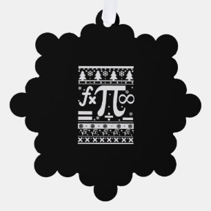 Carte Décorative Noël des maths