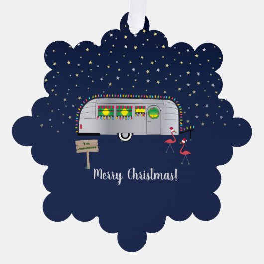 Carte Décorative Noël des Snowbirds (Recto)