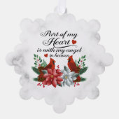 Carte Décorative Noël du Cardinal Memorial (Recto)