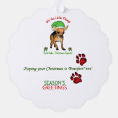 Carte Décorative Noël du Chihuahua (Verso)