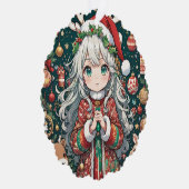 Carte Décorative Noël mignon de l'année (Droite)