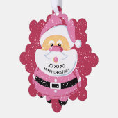 Carte Décorative Noël rose mignon Noël (Gauche)