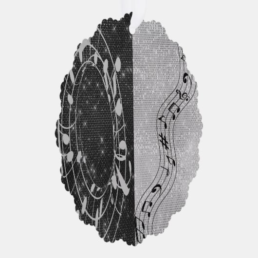 Carte Décorative Notes musicales Vous faites une différence (Droite)