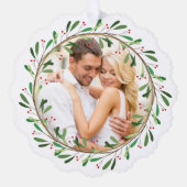 Carte Décorative Notre premier Noël M & Mme Red (Recto)