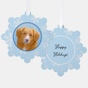 Carte Décorative Nouvelle-Écosse Peinture de chien pour l'essayeur
