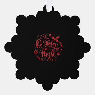 Carte Décorative Nuit Sainte Noël