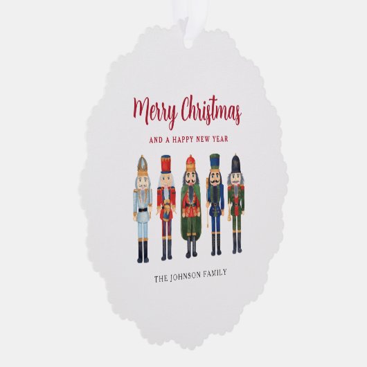 Carte Décorative Nutcracker mignon Joyeux Noël (Droite)