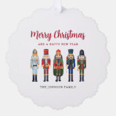 Carte Décorative Nutcracker mignon Joyeux Noël (Recto)