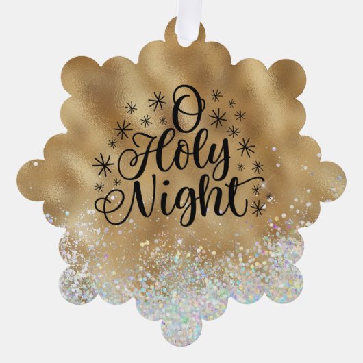 Carte Décorative O Holy Night (Recto)