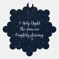 O Holy Night Christmas Chanson de paroles sur Star