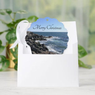 Carte Décorative Ocean Photo Merci Client Joyeux Noël