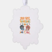 Carte Décorative Our First Thanksgiving M. et Mme Couple Married 2 (Gauche)