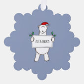 Carte Décorative Ours polaire (Recto)