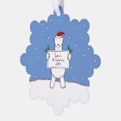Carte Décorative Ours polaire (Gauche)