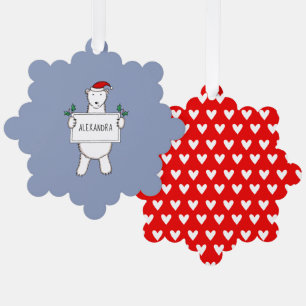 Carte Décorative Ours polaire