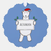 Carte Décorative Ours polaire (Recto)