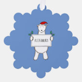 Carte Décorative Ours polaire (Recto)