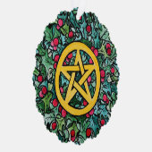 Carte Décorative Pagan Yule Pentagram (Droite)