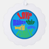 Carte Décorative Paix sur Terre Jésus & enfants (Verso)