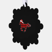 Carte Décorative Pajama Rouge Rouge Cheval Santa Chapel Cadeau de N (Gauche)