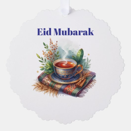 Carte Décorative Paper Ornament Card-Scalloped Ornaments (Recto)