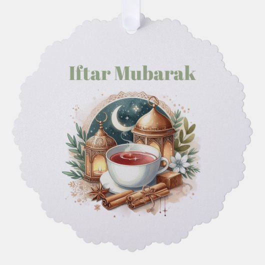 Carte Décorative Paper Ornament -Scalloped Paper Ornaments (Recto)