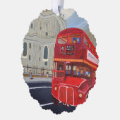 Carte Décorative Papier London Bus (Gauche)