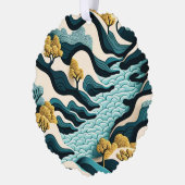 Carte Décorative Paysage Moderne (Gauche)