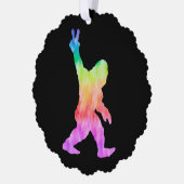 Carte Décorative Peace Love Bigfoot (Gauche)