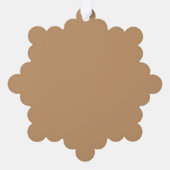 Carte Décorative Peach Tan Color Block | Soft Wedding Design (Verso)