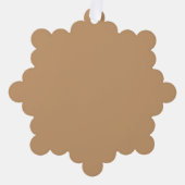 Carte Décorative Peach Tan Color Block | Soft Wedding Design (Recto)